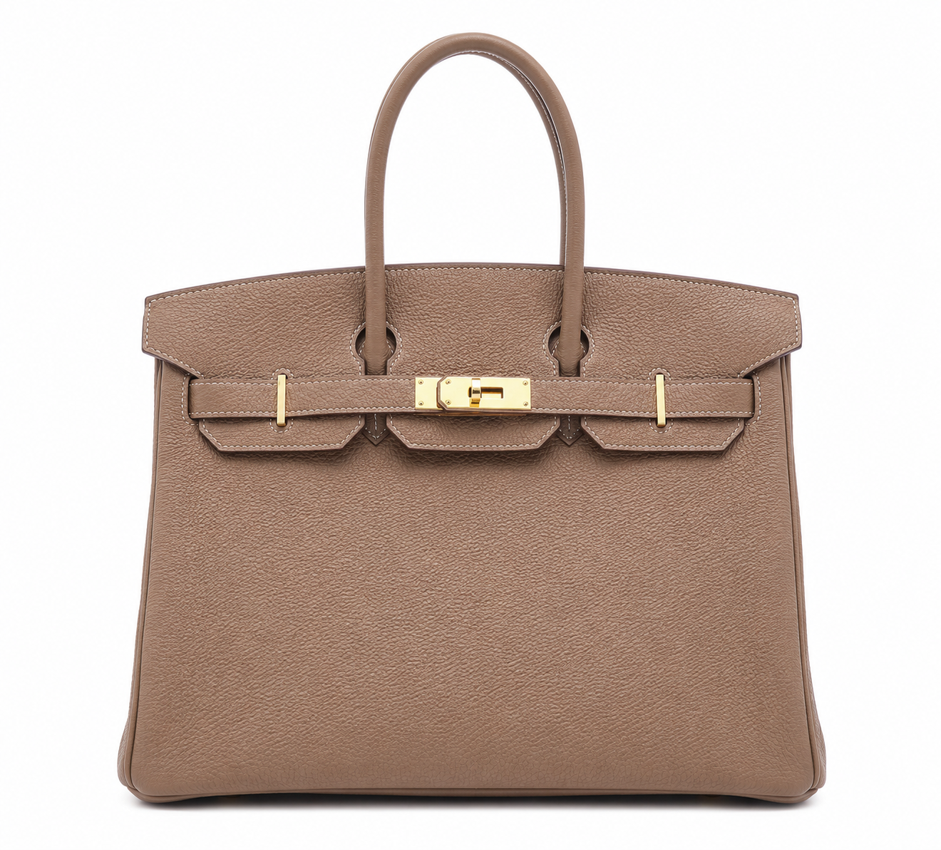 Luxury Tan Togo Leather Birk Handbag 25cm | Ziyanda M Collection