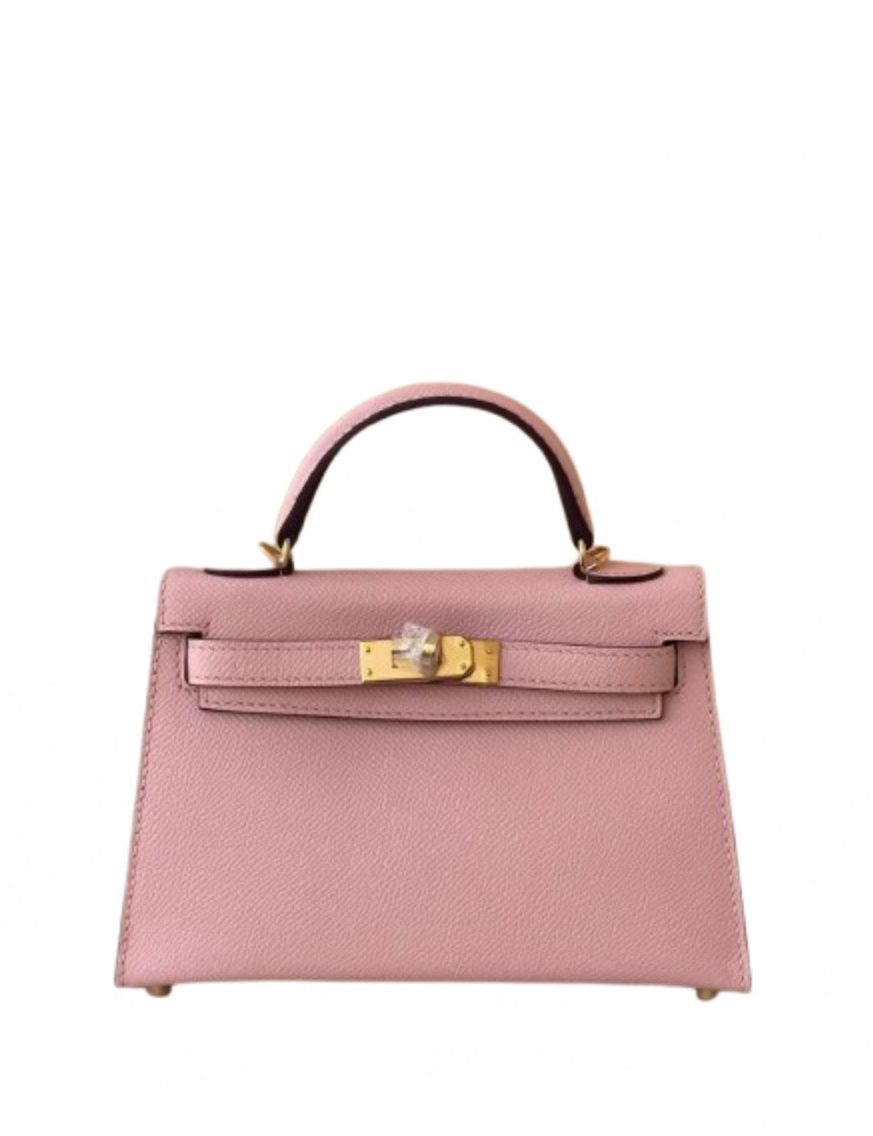 Luxury Pink Epsom Leather Kelly Handbag 20cm | Ziyanda M Collection