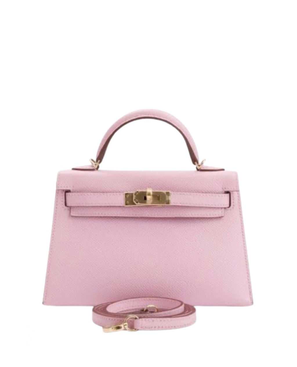 Luxury Pink Epsom Leather Kelly Handbag 20cm | Ziyanda M Collection