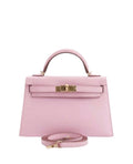 Luxury Pink Epsom Leather Kelly Handbag 20cm | Ziyanda M Collection