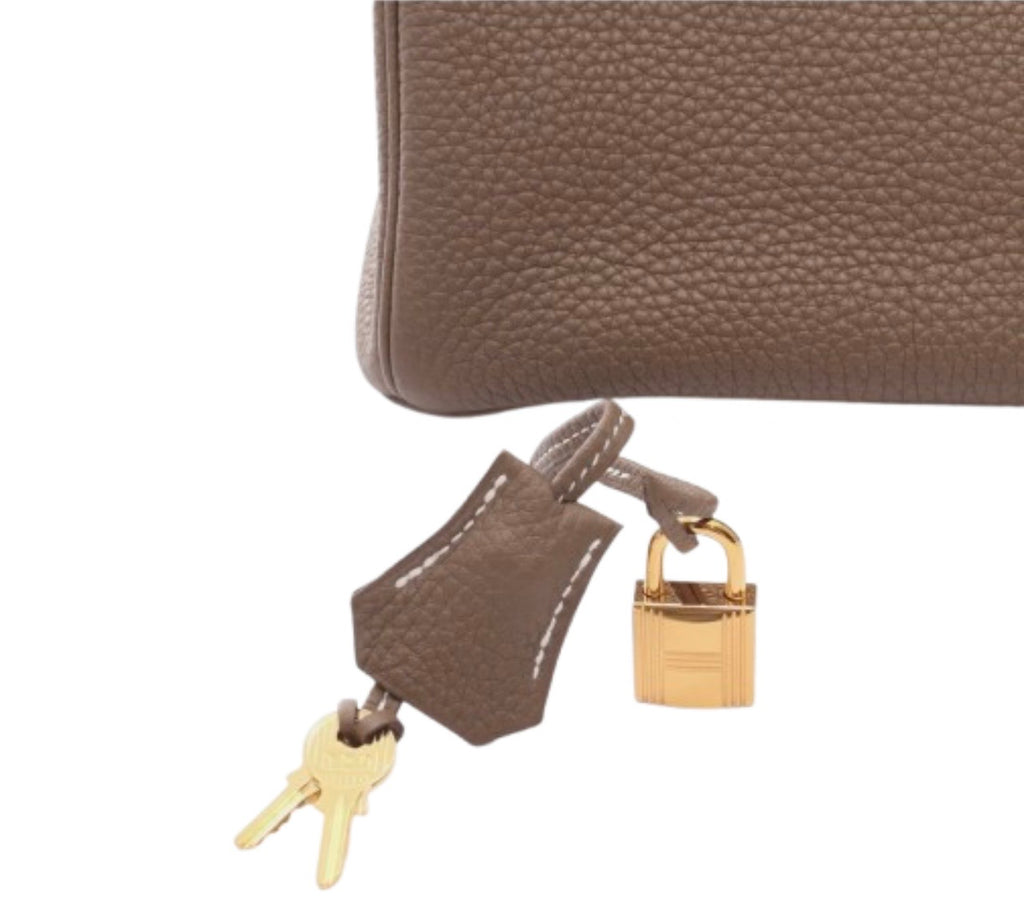 Luxury Tan Togo Leather Birk Handbag 25cm | Ziyanda M Collection