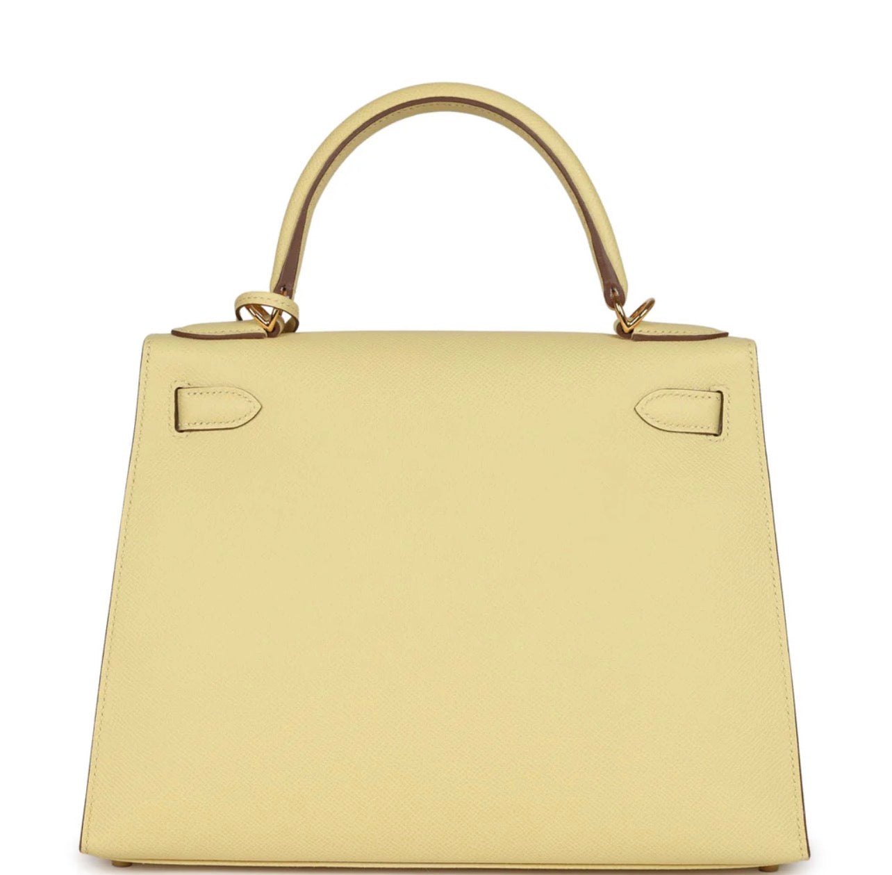 Luxury Butter Yellow Epsom Leather Kelly Handbag 25cm | Ziyanda M Collection