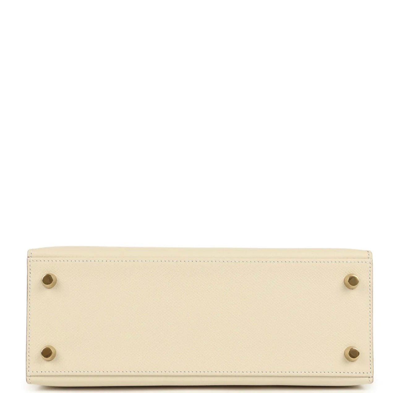 Luxury Kelly Off-White Epsom Genuine Leather 25
