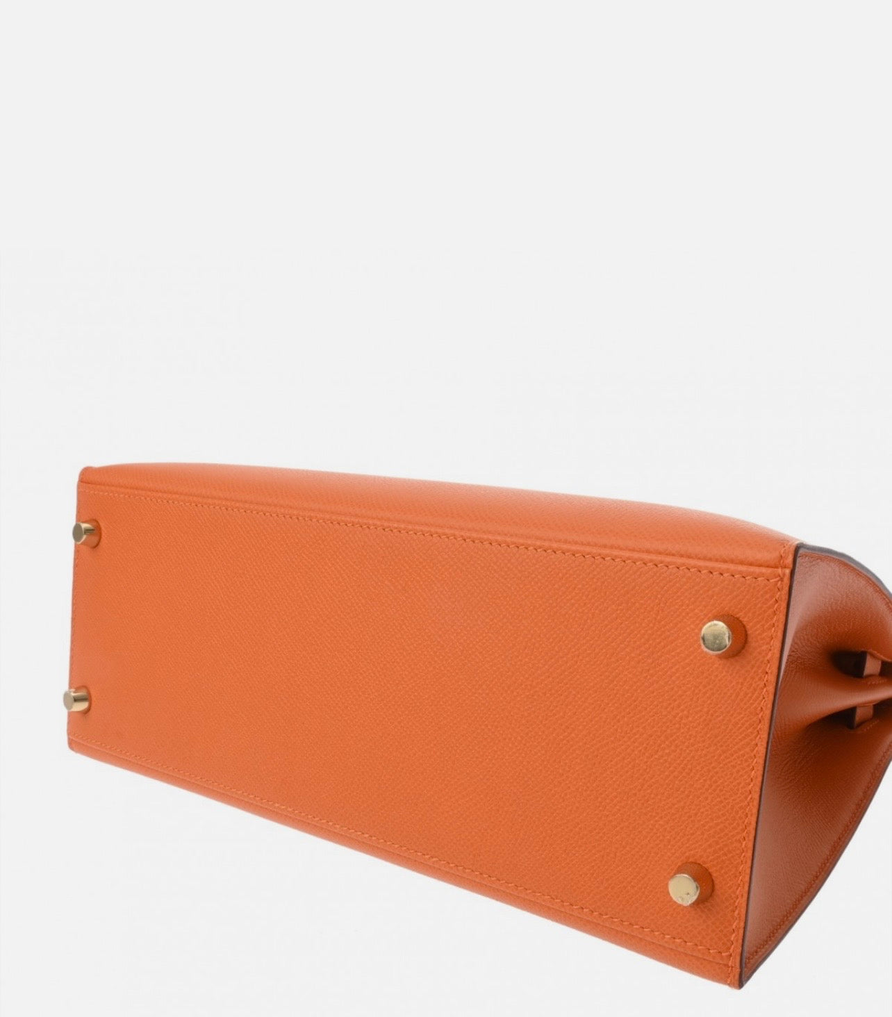 Luxury Orange Epsom Kelly Handbag 25