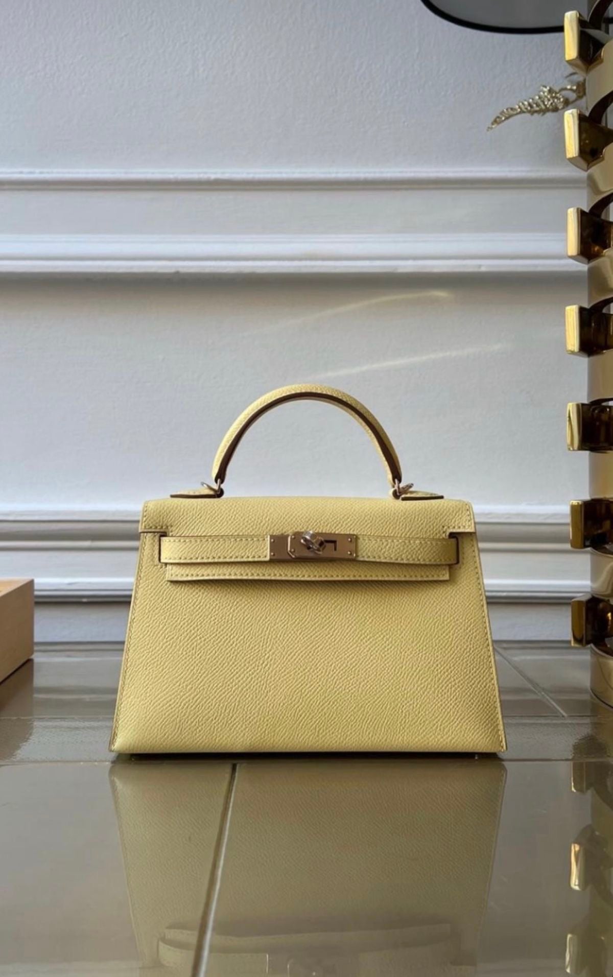 Yellow Luxury Kelly 20 Epsom Leather