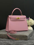 Luxury Pink Kelly Epsom Handbag 25