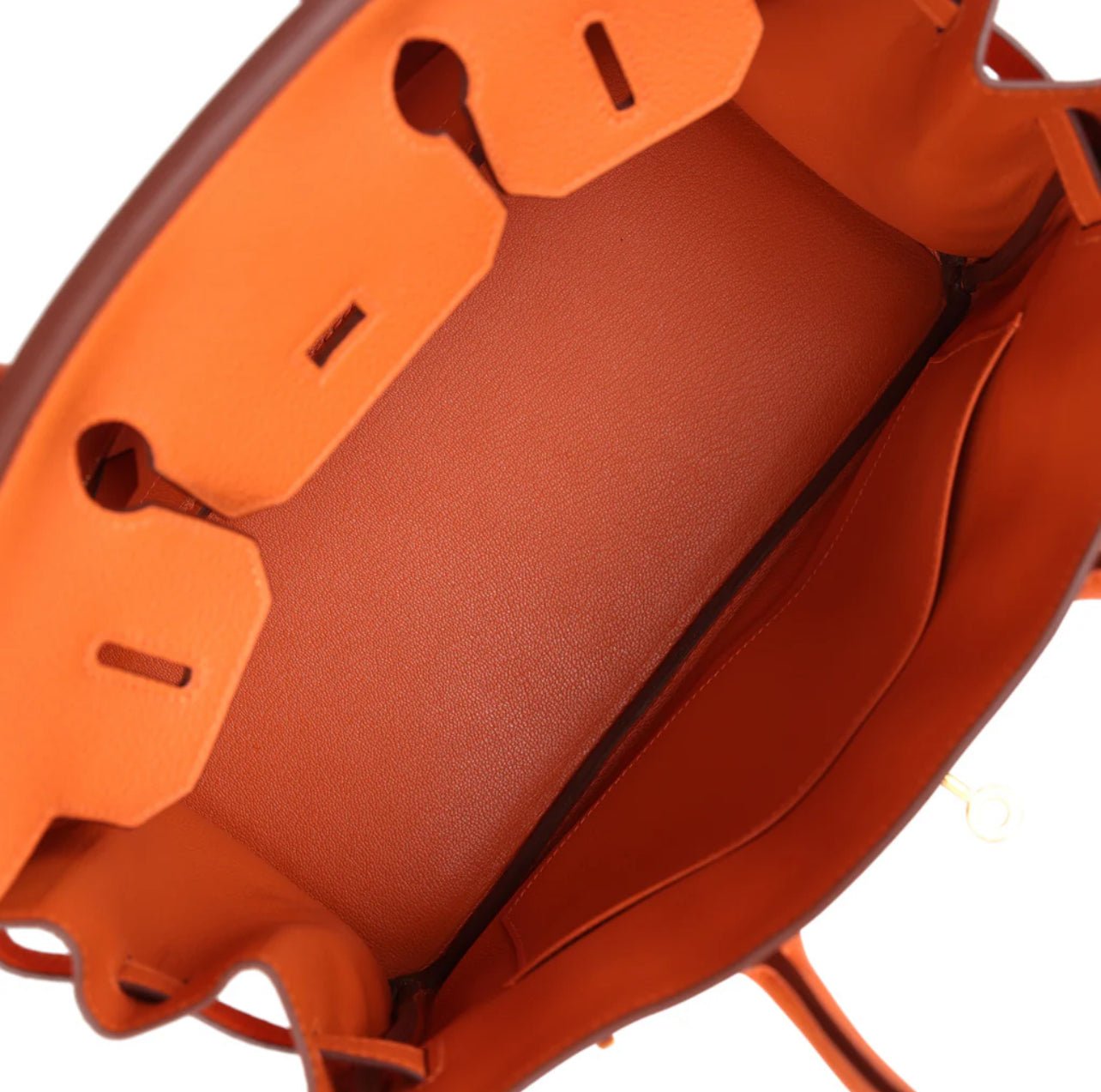 Luxury Orange Togo Handbag 25