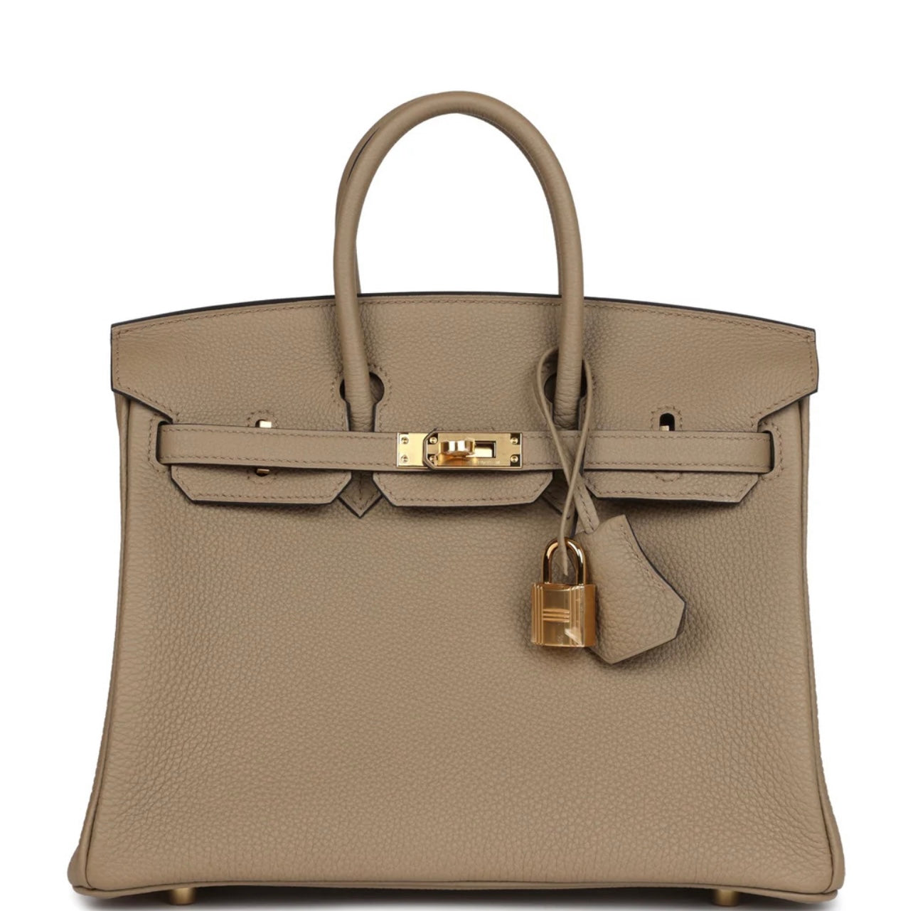 Luxury Tan with white stitching Handbag 25
