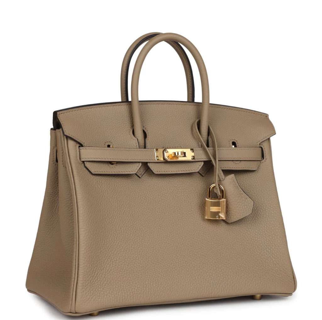 Luxury Tan with white stitching Togo Handbag 30