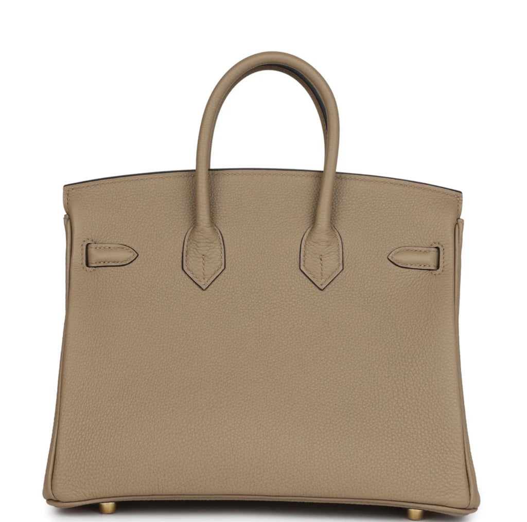 Luxury Tan with white stitching Togo Handbag 30
