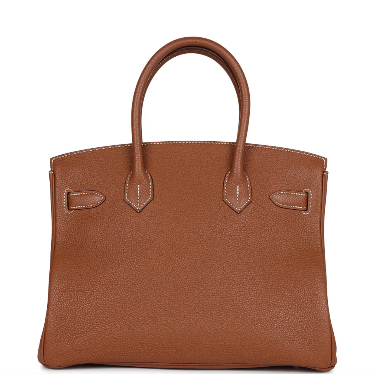 Luxury Brk Brown Togo Genuine Leather 30