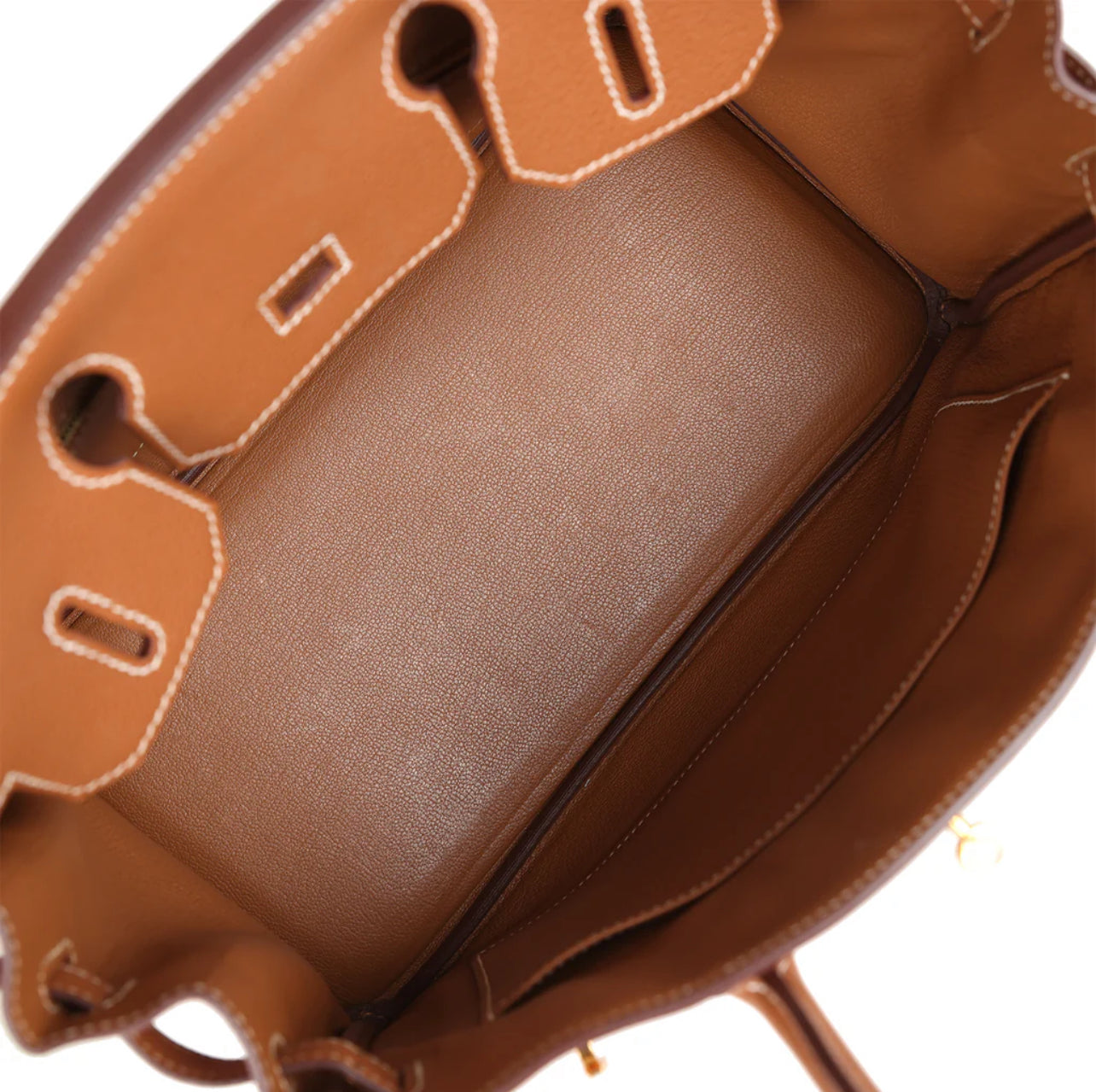 Luxury Brk Brown Togo Genuine Leather 30