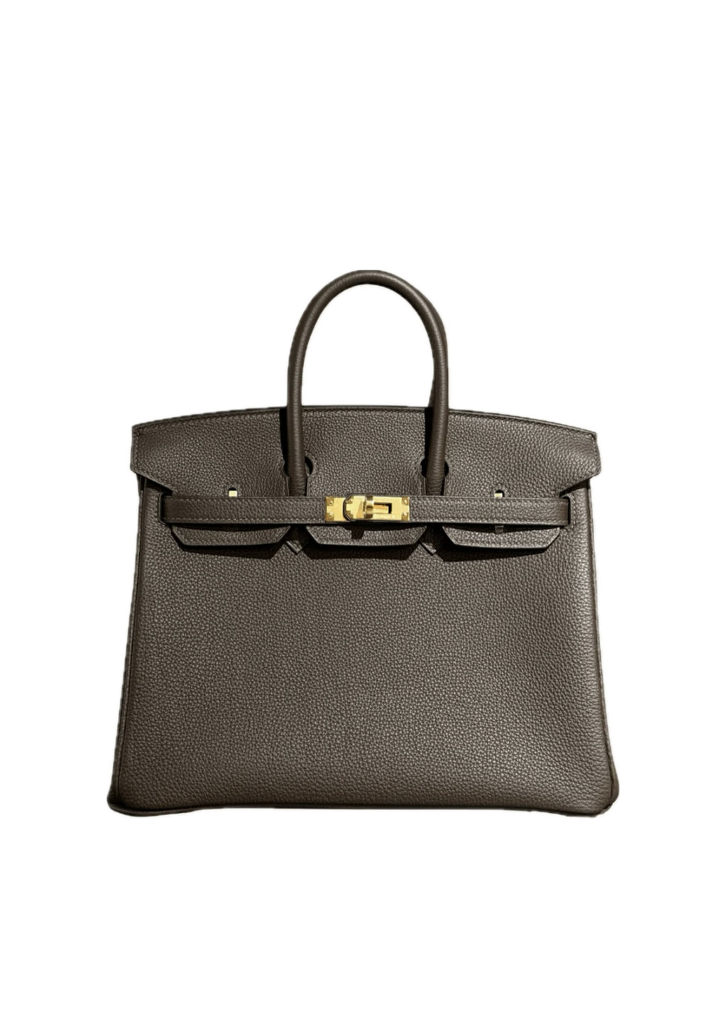 Luxury Chocolate Brown Togo Leather Birk Handbag 30cm | Ziyanda M Collection